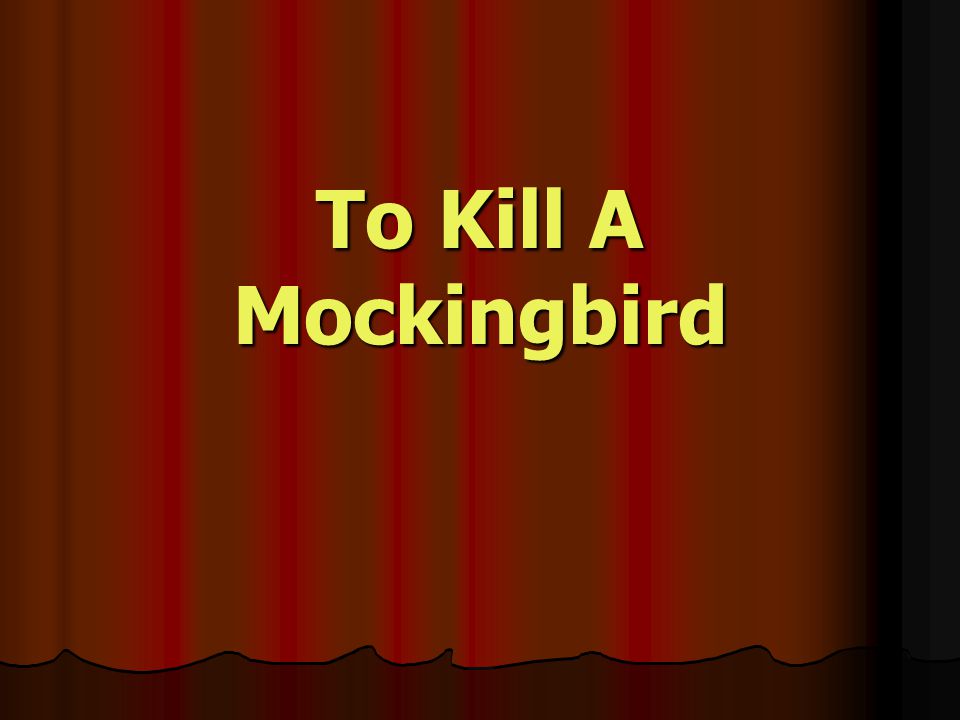 To kill a mockingbird human dignity